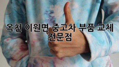 옥천 이원면 중고차 부품 교체 전문점